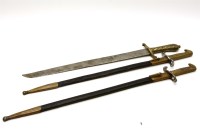 Lot 494 - Two German bayonets