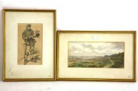 Lot 500 - A watercolour depicting the 1896 volunteer camp at North Lowestoft