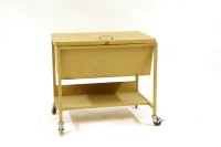Lot 564 - An industrial steel filing cabinet
