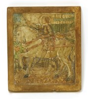 Lot 35 - A Compton Pottery plaque