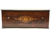 Lot 443 - A cylinder music box