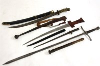 Lot 489 - Three old swords