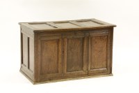 Lot 562 - An 18th century oak coffer