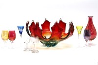 Lot 403 - A coloured fruit bowl