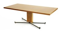 Lot 399 - A walnut coffee table