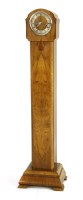 Lot 350 - An Art Deco walnut grandmother clock