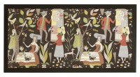 Lot 426 - A printed fabric design