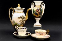 Lot 377 - English and Continental 19th century dinner and tea wares