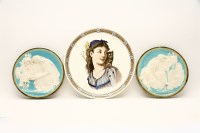 Lot 410 - A pair of 19th century Wedgwood majolica plaques