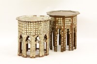 Lot 638 - A Moorish octagonal occasional table