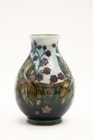 Lot 456 - A Moorcroft 'Brambles' pattern vase