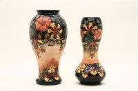 Lot 478 - Two Moorcroft 'Oberon' vases