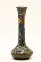 Lot 449 - A Moorcroft Phoenix bird vase