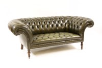 Lot 600 - Two seater Chesterfield