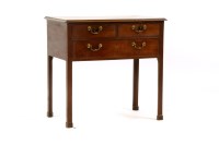 Lot 629 - A George III mahogany lowboy