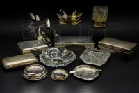 Lot 212 - A quantity of various silver and other smoking ephemera to include
