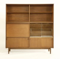 Lot 401 - A teak wall cabinet
