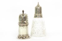 Lot 211 - A George III silver caster