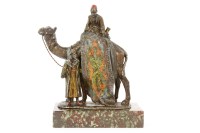 Lot 238 - A spelter Camel match striker/lighter