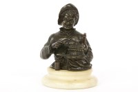 Lot 226 - A cast inkstand of a gentleman
