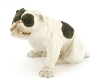Lot 385 - A Royal Copenhagen bulldog