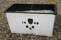 Lot 659 - A cast iron trough