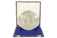 Lot 202 - A Queen Elizabeth silver commemorative dish