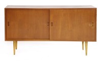 Lot 411 - A Danish teak cabinet