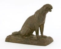 Lot 320 - A roaring leopard