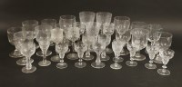 Lot 271 - A collection of drinking glasses