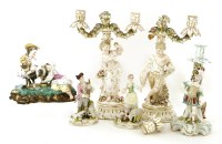 Lot 52 - A German porcelain group