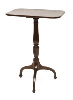 Lot 170 - A George III mahogany tripod table