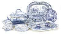Lot 55 - A Spode Italian pattern pottery dinner service