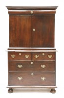 Lot 261 - A mahogany cupboard