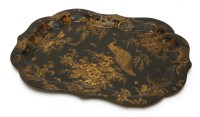 Lot 260 - A Victorian papier mâché tray