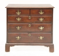 Lot 498 - A George III mahogany chest