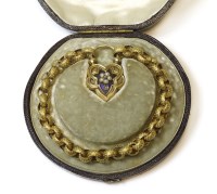 Lot 297 - A cased gold belcher chain