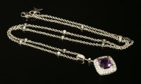 Lot 420 - A white gold