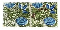 Lot 31 - Two William de Morgan pottery tiles