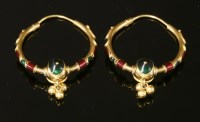 Lot 344 - A pair of cased Indian