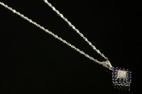 Lot 579 - A white gold