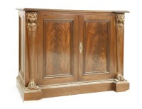 Lot 694 - A 19th century and later converted mahogany cabinet