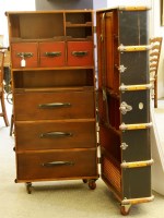 Lot 615A - A Land & By Sea campaign design travelling trunk