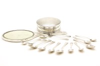 Lot 161 - A hallmarked silver compact of circular form