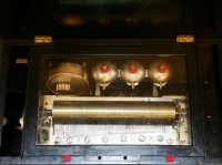 Lot 408 - A drum and six bells musical box