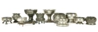 Lot 163 - A bobin pewter trencher salt