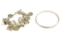 Lot 111 - A collection of assorted silver