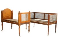 Lot 620 - Two mahogany cots