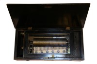 Lot 511 - A rosewood inlaid musical box