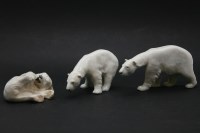 Lot 270 - Three Copenhagen polar bears